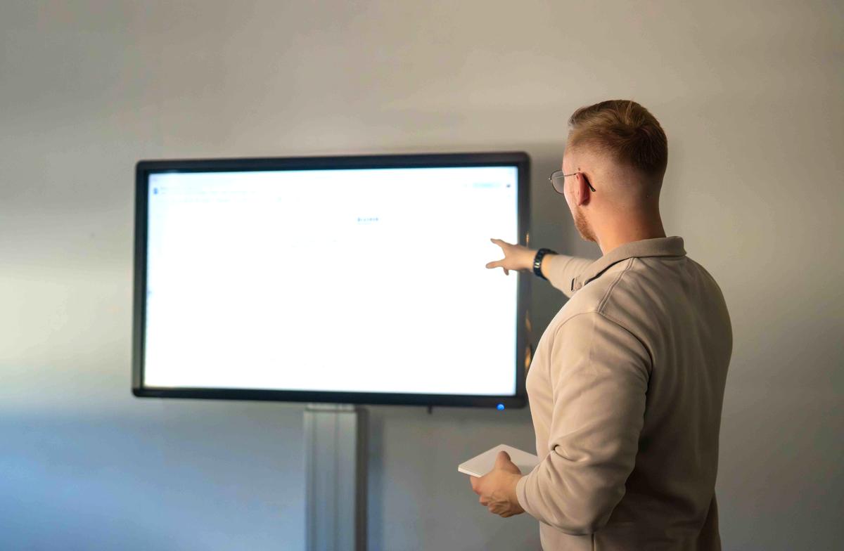 Präsentation am Bildschirm